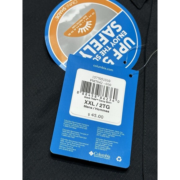 Columbia PFG Omni-Shade Shirt Men's Size XXL 2XL NWT Brownsburg Bourbon Society - Picture 8 of 11